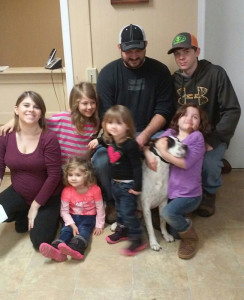 Here is Mia on her adoption day with her new and big family!  You are going to have so much fun!!